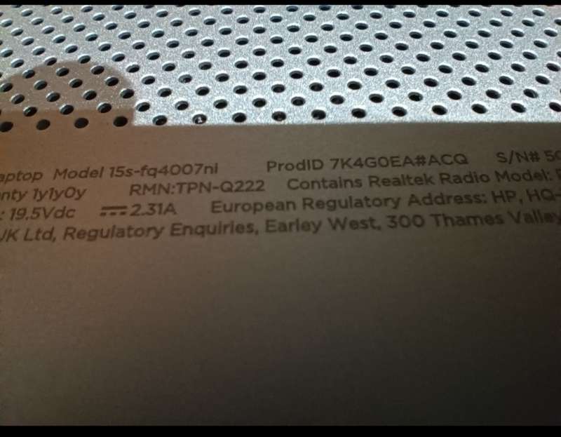 HP i5 11th gen laptop