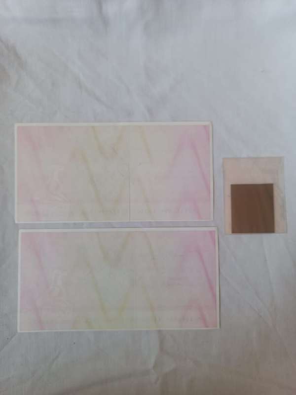Collectors Zimbabwe five thousand dollars travels cheques and a stamp
