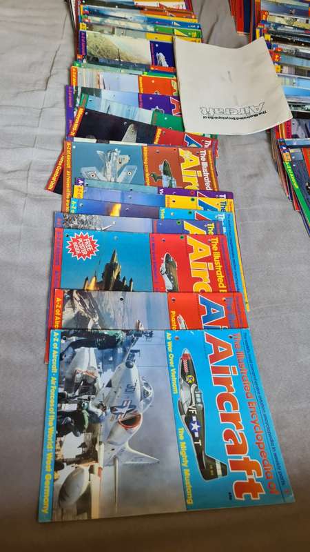 Valuable Collectors Illustrated Encyclopaedia of Aircraft edition 1 to 216