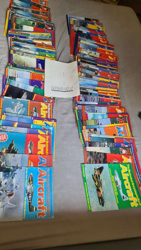 Valuable Collectors Illustrated Encyclopaedia of Aircraft edition 1 to 216