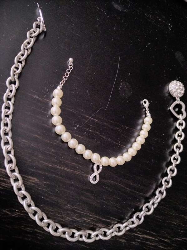 Guess Choker and Bracelet