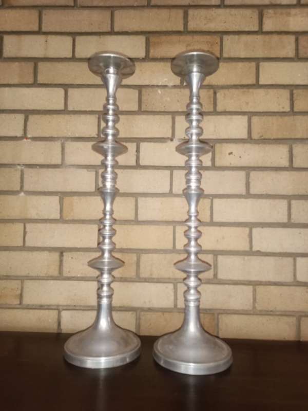 !!! Crazy R1 start !!! 2× large candlestick holders