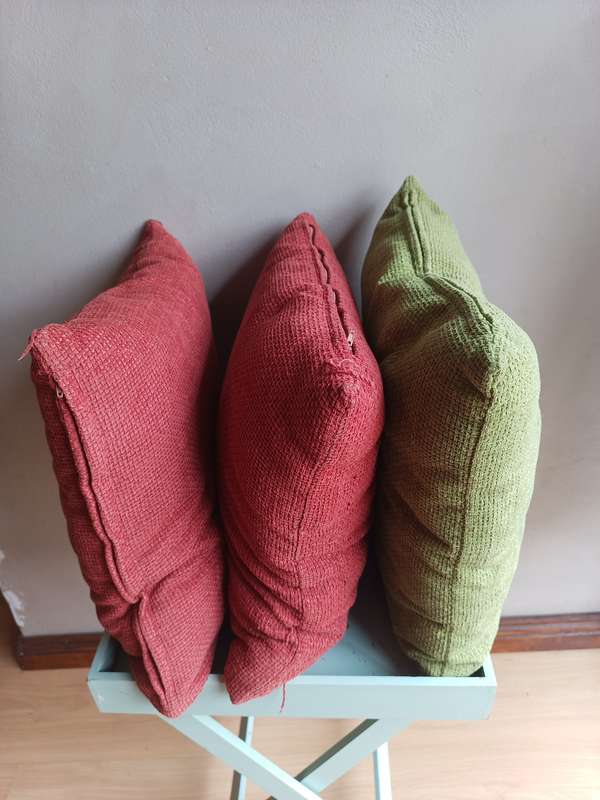 Three Stunning scattered cushions
