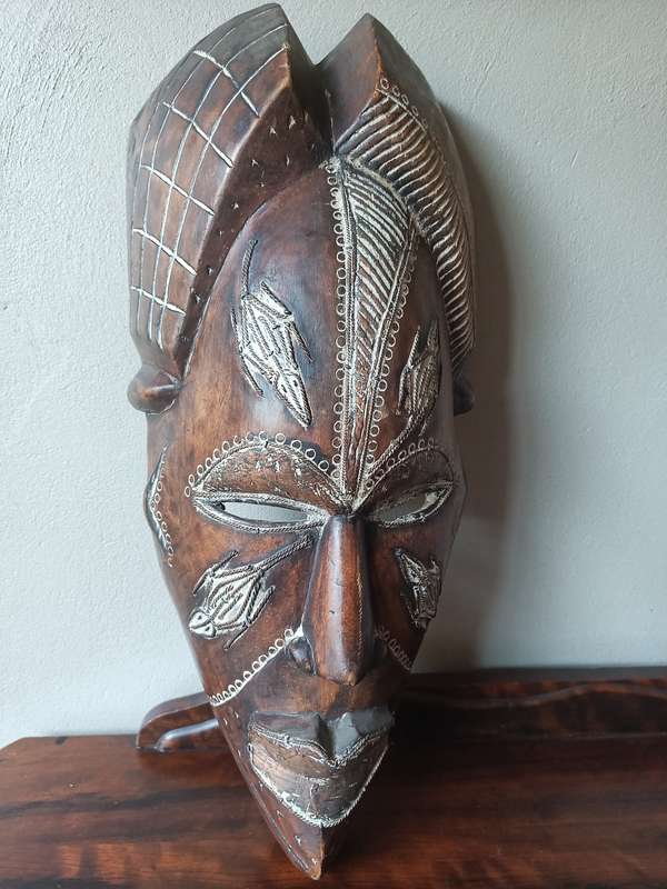 Collectors Wood craft African mask
