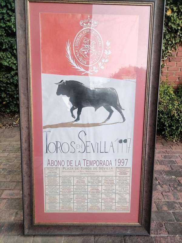 Big bull fight poster