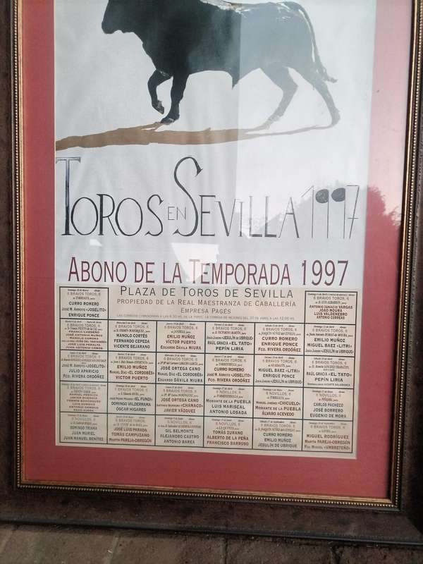 Big bull fight poster