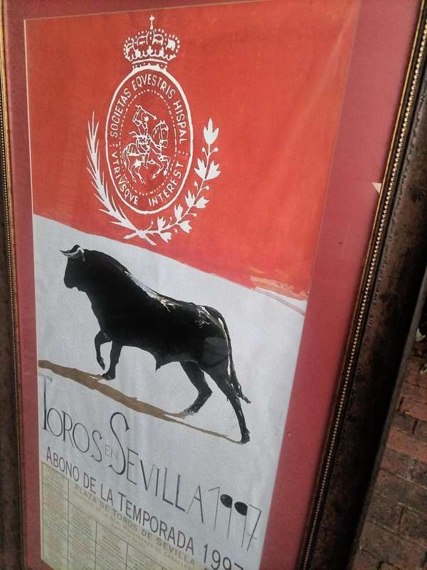 Big bull fight poster