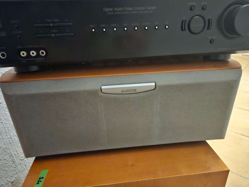 Complete Sony Surround sound system with wiring and both remotes in working condition