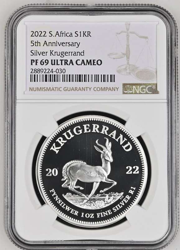 2022 Silver Krugerrand 1oz NGC PF69