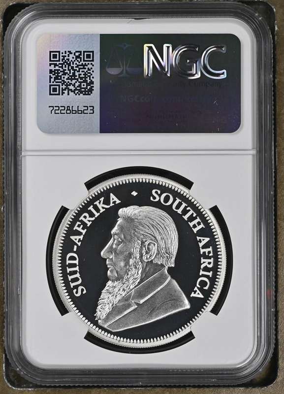 2022 Silver Krugerrand 1oz Rhino Privy NGC PF69