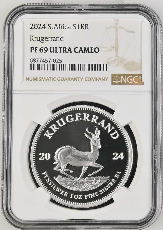 2024 Silver Krugerrand 1oz NGC PF69