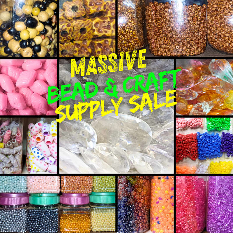 Massive Beads & Craft Supply Sale  Everything Must Go ASAP!