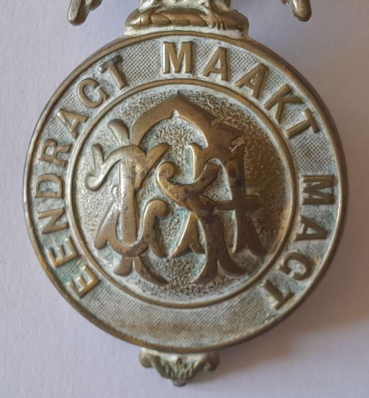 Boer War ZARP (Zuid-Afrikaansche Republiek Politie) Martingale Badge. 9 x 5cm.