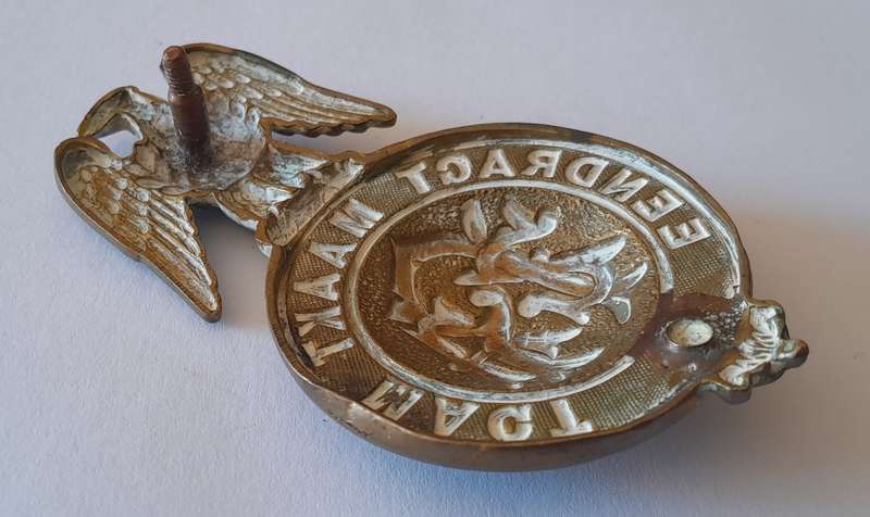 Boer War ZARP (Zuid-Afrikaansche Republiek Politie) Martingale Badge. 9 x 5cm.