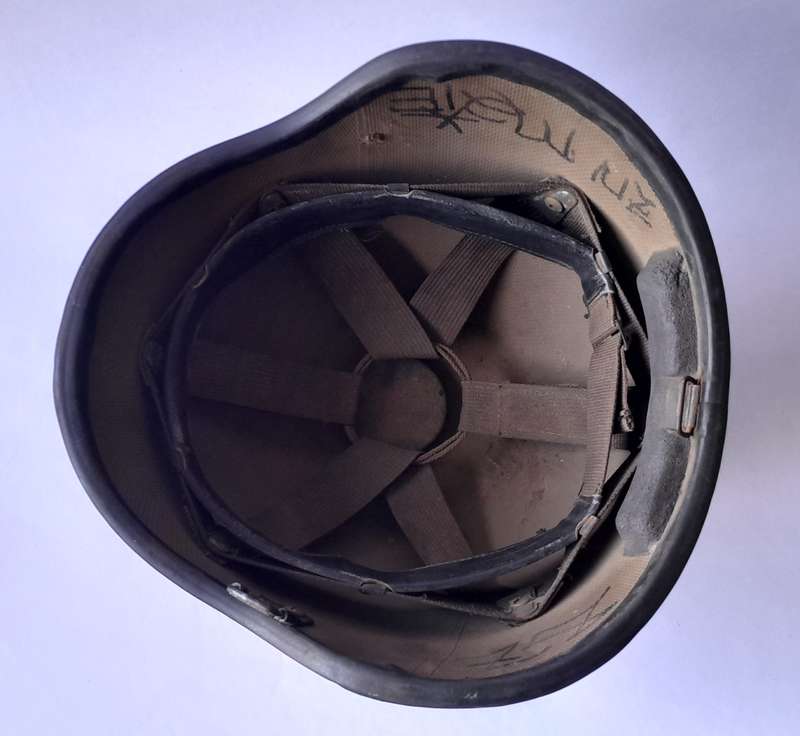 Vintage SADF M87 Kevlar Helmet. Original Inner. No Chin Strap.