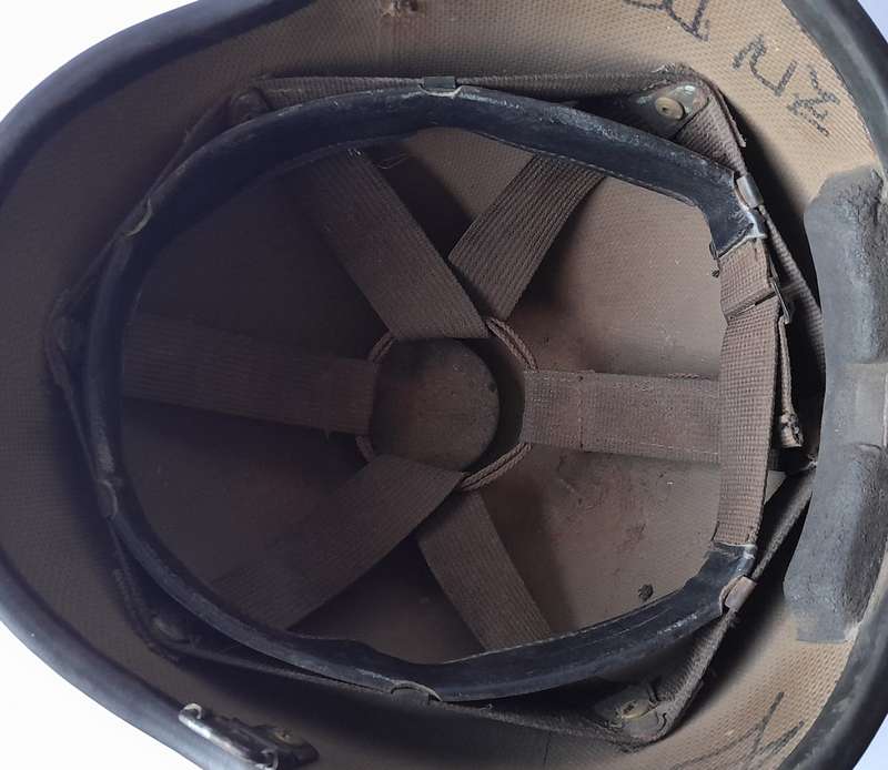 Vintage SADF M87 Kevlar Helmet. Original Inner. No Chin Strap.