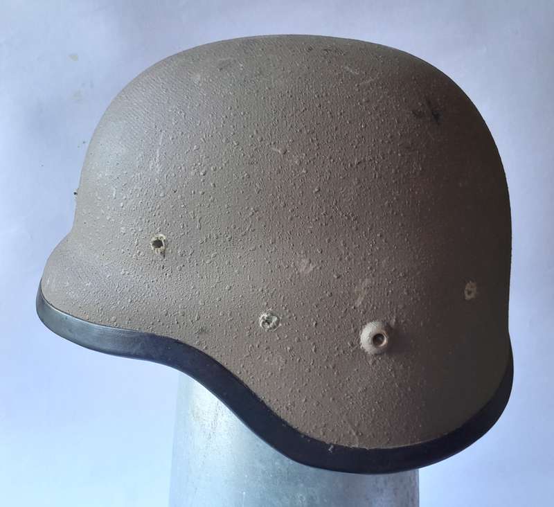 Vintage SADF M87 Kevlar Helmet. No Inner Or Chin Strap.
