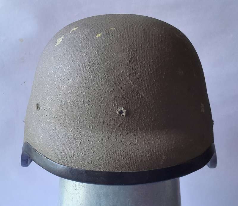 Vintage SADF M87 Kevlar Helmet. No Inner Or Chin Strap.