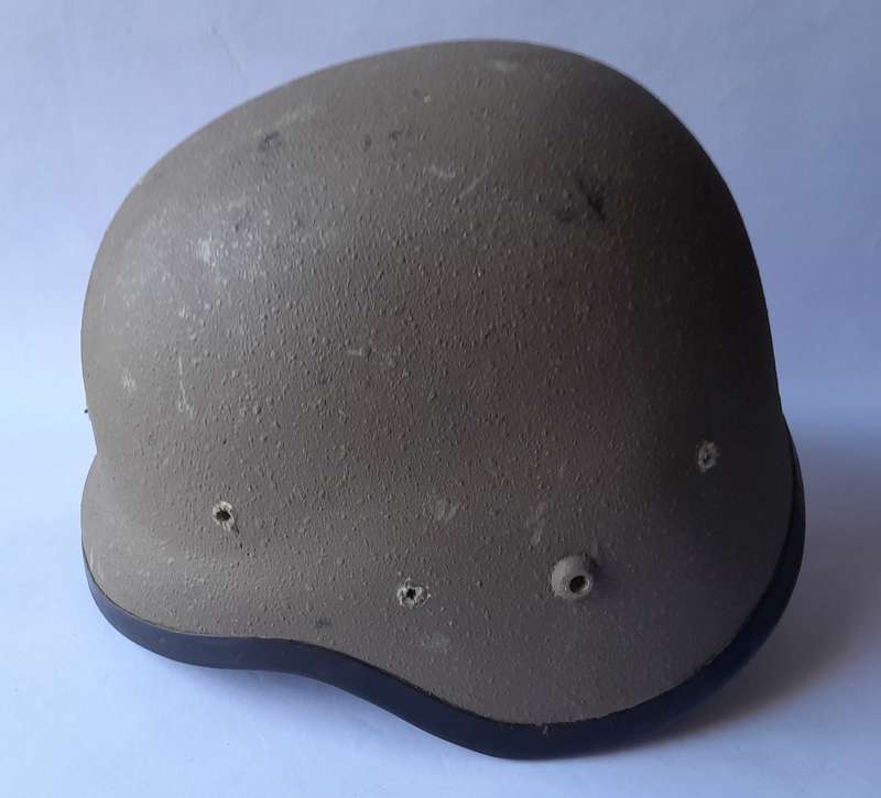 Vintage SADF M87 Kevlar Helmet. No Inner Or Chin Strap.