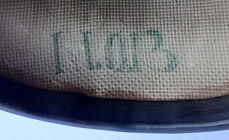 Vintage SADF M87 Kevlar Helmet. No Inner Or Chin Strap.