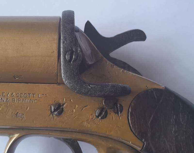 Rare WW1 Webley And Scott Flare Pistol.  Circa 1918.