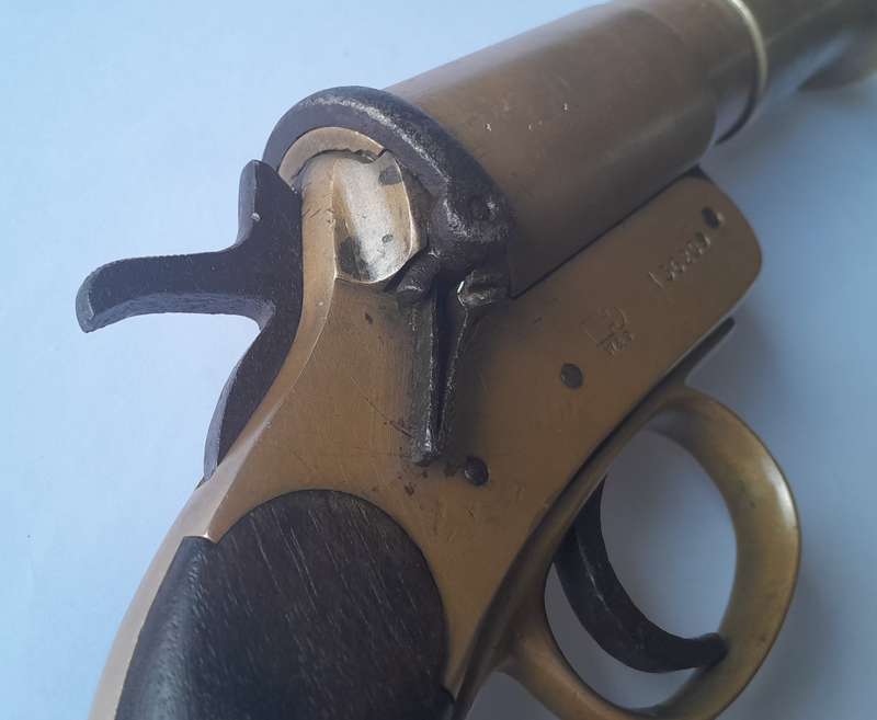 Rare WW1 Webley And Scott Flare Pistol.  Circa 1918.