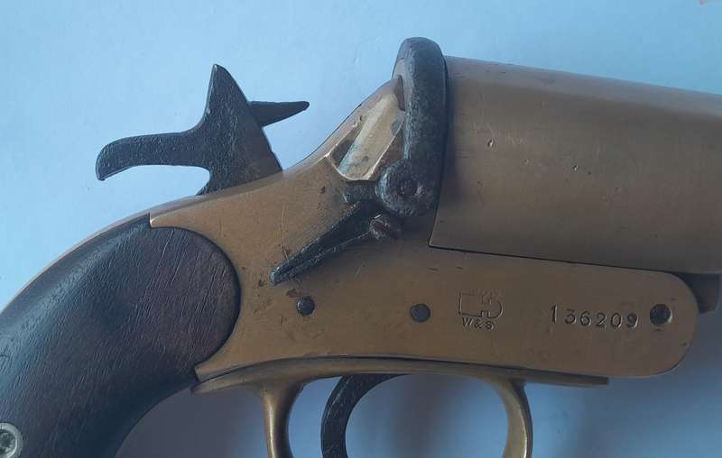 Rare WW1 Webley And Scott Flare Pistol.  Circa 1918.