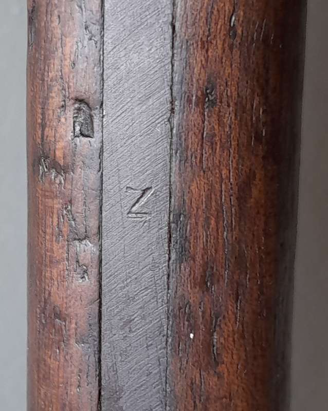S.A. Police Issue WW2 1907 Pattern Wilkinson Sword Bayonet With Rare Brown Leather Scabbard.