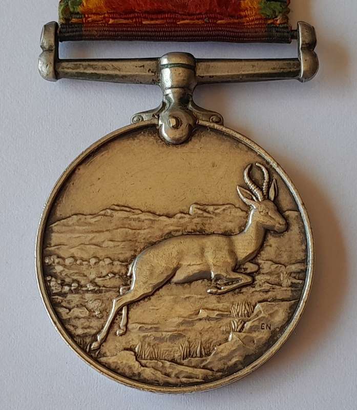 WW2 Full Sized Silver Africa Service Medal To ACF89887 A.C. Drake.