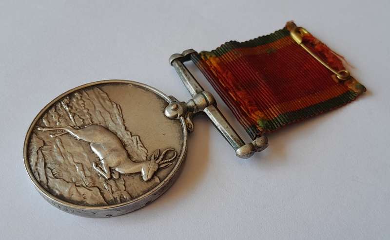 WW2 Full Sized Silver Africa Service Medal To ACF89887 A.C. Drake.