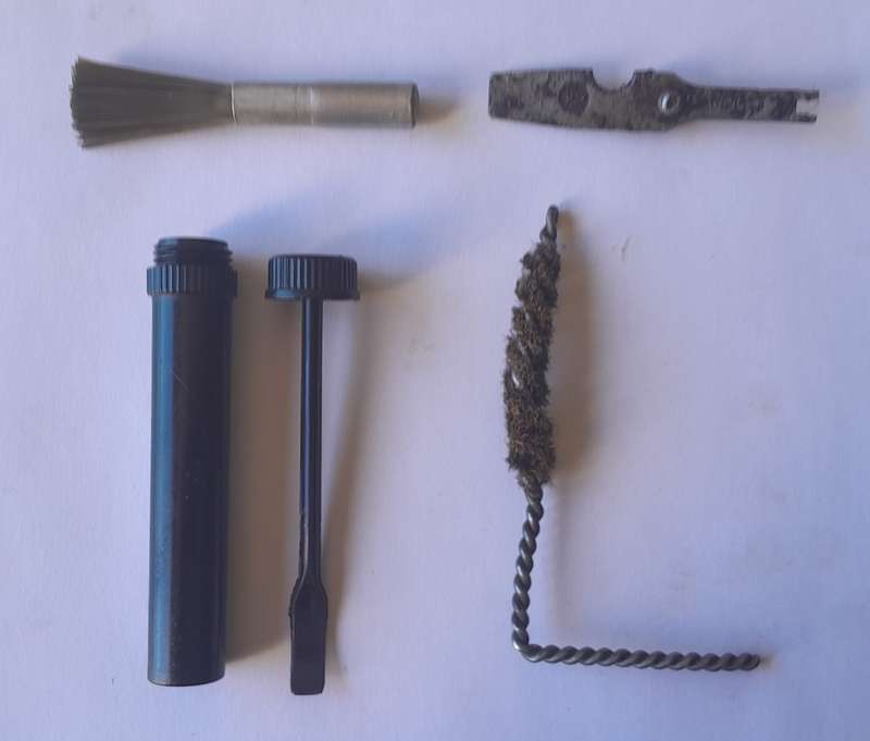 Vintage R1/FN Rifle Sight Adjustment Tool + Cleaning Equipment.