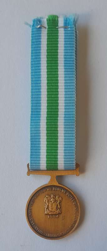 Unitas Miniature Medal.