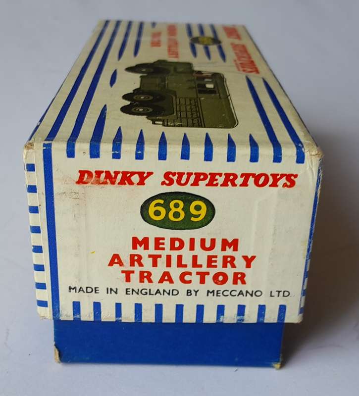 Dinky Toys 689 Medium Artillery Tractor In Original Box. 13.5cm.