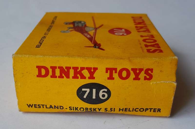 Dinky Toys 716 Westland Sikorsky S.51 Helicopter In Original Box.