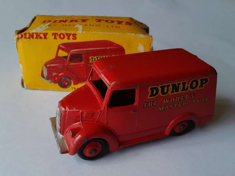Dinky Toys 451 Trojan 15CWT Van "Dunlop" In Original Box.