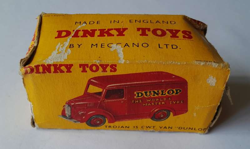 Dinky Toys 451 Trojan 15CWT Van "Dunlop" In Original Box.