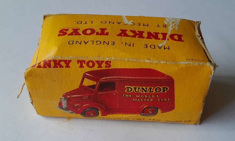 Dinky Toys 451 Trojan 15CWT Van "Dunlop" In Original Box.