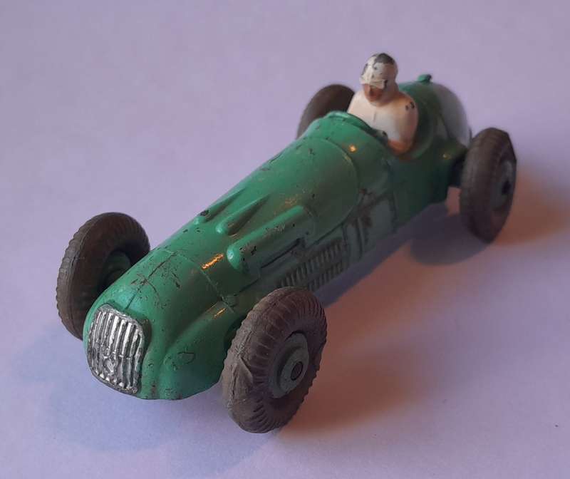 "Reserved". Dinky Toys 235 HWM Racing Car. 9.8cm.