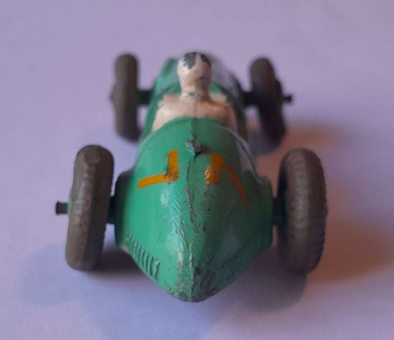 "Reserved". Dinky Toys 235 HWM Racing Car. 9.8cm.
