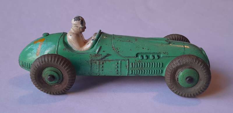 "Reserved". Dinky Toys 235 HWM Racing Car. 9.8cm.
