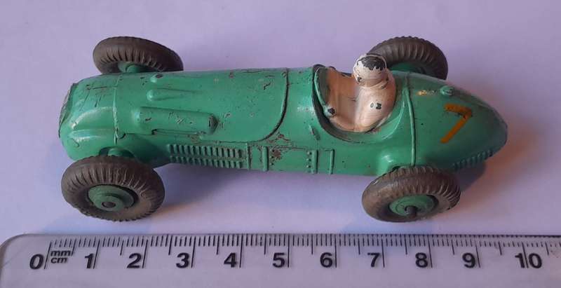 "Reserved". Dinky Toys 235 HWM Racing Car. 9.8cm.