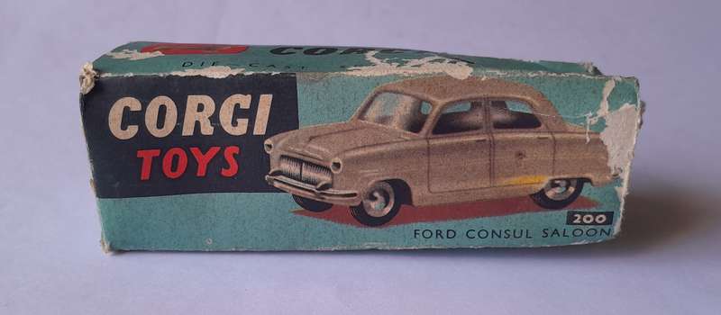 Corgi Toys 200 Ford Consul In Original Box. 9cm.