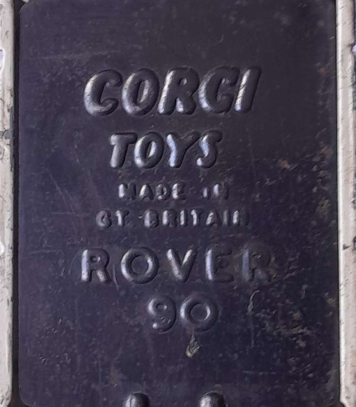 Corgi Toys 204 Rover 90 Saloon In Original Box. 9.9cm.