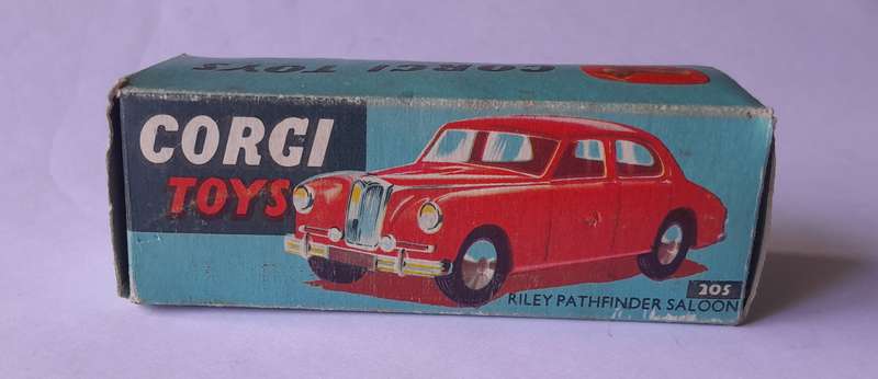 Corgi Toys 205 Riley Pathfinder In Original Box. 9.9cm.