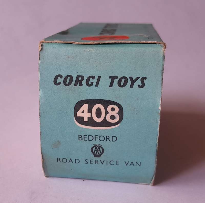 Corgi Toys 408 Bedford AA Van In Original Box. 8.2cm.