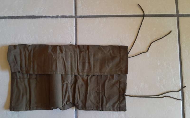 Vintage SADF R4 Rifle Cleaning Kit Holder (Holder Only).