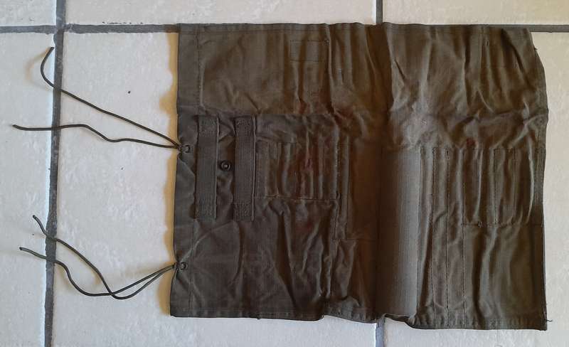 Vintage SADF R4 Rifle Cleaning Kit Holder (Holder Only).
