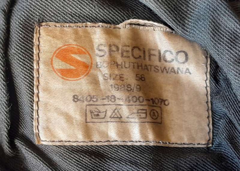 Vintage SADF Infantry Beret By "Specifico". Dark Green. Dated : 1989/9. Size : 56.