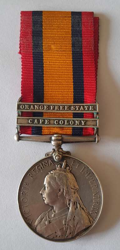 Boer War Queen South Africa Medal To "1036 Private W.J. Jones Cape Police Distr. 1".