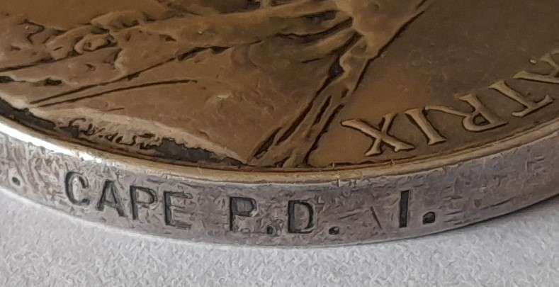 Boer War Queen South Africa Medal To "1036 Private W.J. Jones Cape Police Distr. 1".